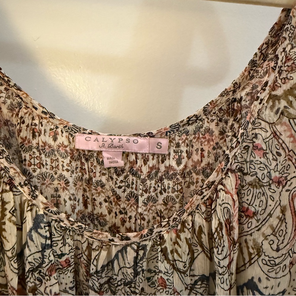 Calypso St. Barth Multicolor Patterned Maxi Dress - image 4